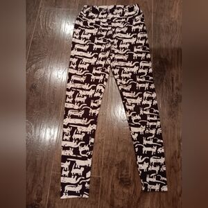 LuLaRoe Cat Print Leggings